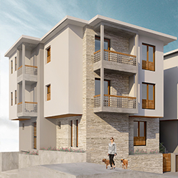 Κτίριο κατοικιών στην Άνω Πόλη Θεσσαλονίκης