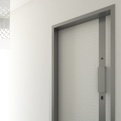 “STRIPE” πόρτα αλουμινίου